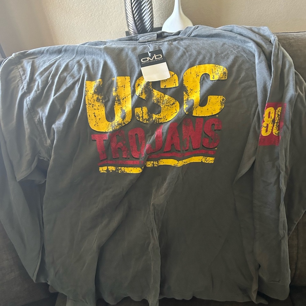 USC Old Varsity Brand Gray T-Shirt